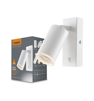 GU10 Wandspot - Weiß, Aluminium, IP20 Innenbereich, ohne Leuchtmittel