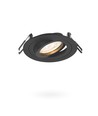 GU10 Einbauspot, quadratisch - Schwarz, Aluminium, IP20, Ausschnitt: Ø7,5 cm, Maße: 92 x 92 mm, ohne Leuchtmittel