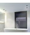GU10 Einbauspot - Schwarz, Aluminium, 85x85 mm, IP20 Innenbereich