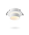 GU10 Einbaustrahler - Rund, weiß, Aluminium/Keramik, Ausschnitt: Ø7,6 cm, Maße: Ø9,2 cm, max. 30W