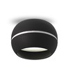 GX53 Einbaustrahler - Schwarz, Aluminium, IP20, 90x90mm, Ausschnitt: Ø7,3-7,7 cm, ohne Leuchtmittel