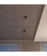 GX53 Deckenstrahler - Schwarz, 80x80mm, IP20, ohne Leuchtmittel