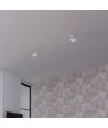 GX53 Deckenaufbaustrahler - Weiß, Aluminium, 80x80x82 mm, IP20 Innenbereich, ohne Leuchtmittel