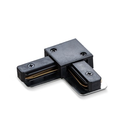 L-Verbinder für 1-phasige Schienen - Schwarz, 1F2W