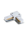 L-Verbinder für 1-Phasen-Schiene - Weiß, 1F2W