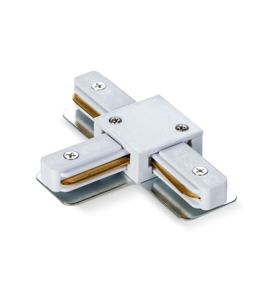 T-Verbinder für 1-phasige Schiene - Weiß, 1F2W