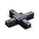 1-Phasen X-Verbinder für Schienensystem - Schwarz, 1F2W