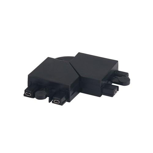 90° drehbarer Winkelverbinder für Magnetschiene - Schwarz, L-Verbinder, flexible Verbindung