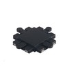 X-Verbinder für Magnetschienensystem, 48V - Schwarz, IP24, VL-TRMS-FC05B