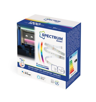 5m 17W/m RGB+CCT LED-Streifen Set - 230V, 60 LED/m, Smart Home, ohne Fernbedienung