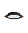 6W Ø11,8cm LED Einbaupanel - 620lm, 4000K, weißer Rand, flicker free
