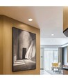 12W LED Einbaupanel - 1350lm, 4000K, 120 Grad, rahmenloses Design, verstellbare Montage