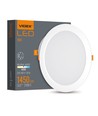 18W rahmenloses LED Einbaupanel - 2100lm, 4000K, 22,2 x 22,2 cm, integrierter Driver, weißer Rand