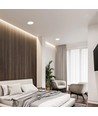 18W rahmenloses LED Einbaupanel - 2100lm, 4000K, 22,2 x 22,2 cm, integrierter Driver, weißer Rand
