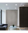 18W rahmenloses LED Einbaupanel - 2100lm, 4000K, 22,2 x 22,2 cm, integrierter Driver, weißer Rand