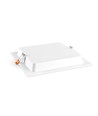 18W Quadratisches rahmenloses LED Panel - 122lm/W, 4000K, 224x224mm, weißer Rand, flicker free