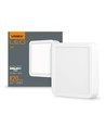 12W quadratisches LED Aufbaupanel - 820lm, 4000K, weißer Rand, 14,2 x 14,2 cm