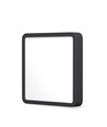15W LED Aufbaupanel, 19,2x19,2cm - 1400lm, 4000K, schwarzer Rand, IP20 Innenbereich