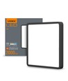 24W quadratische LED Deckenleuchte - 26,4 x 26,4 cm, schwarzer Rand, 4000K, IP20 Innenbereich, inkl. Leuchtmittel