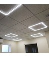 60x60 LED-Panel mit Kantenbeleuchtung, 40W - 100lm/W, 4000K, neutralweiß, flimmerfrei