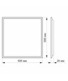 60x60 UGR19 LED-Panel, 40W - 110lm/W, 4000K, flimmerfrei