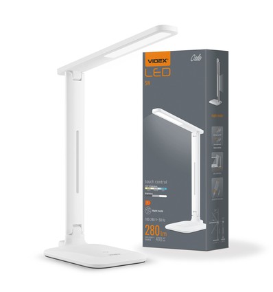 5W Oslo LED Schreibtischlampe, 3-Stufen dimmbar - Weiß, CCT, 280lm, IP20 Innenbereich