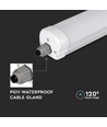 150cm 48W wasserdichte komplette LED-Wannenleuchte, durchverdrahtet - 5760lm, 120lm/W, IP65