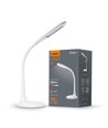 5,5W LED Schreibtischlampe dimmbar - Touch-Steuerung, 4000K, flickerfrei, weiß