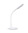 5,5W LED Schreibtischlampe dimmbar - Touch-Steuerung, 4000K, flickerfrei, weiß