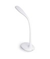 5,5W LED Schreibtischlampe dimmbar - Touch-Steuerung, 4000K, flickerfrei, weiß