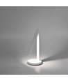 5W wiederaufladbare LED Schreibtischlampe - Touch dimmbar, CCT, 2600mAh Akku, weiß, inkl. USB-Kabel