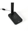 18W LED Schreibtischlampe mit kabellosem Laden - 700lm, 5-Stufen dimmbar, CCT einstellbar, schwarz, flicker free