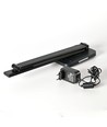 18W LED Schreibtischlampe mit kabellosem Laden - 700lm, 5-Stufen dimmbar, CCT einstellbar, schwarz, flicker free