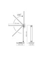 18W LED Schreibtischlampe mit kabellosem Laden - 700lm, 5-Stufen dimmbar, CCT einstellbar, schwarz, flicker free