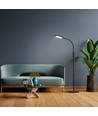 12W Tokyo LED Stehlampe, dimmbar - 1280lm, schwarz, Touch-Steuerung, einstellbare CCT, flicker free