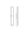Wiederaufladbare LED-Lampe - mit CCT, Fernbedienung