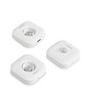 2 Stk. 0,5W wiederaufladbare LED Nachtlichter mit Sensor - 3-Stufen CCT, USB-C, Magnetbefestigung, Bewegungsmelder