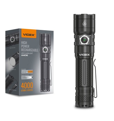 LED-Taschenlampe - tragbar, kaltweiß, Helligkeit 4000, Verbrauch 20W
