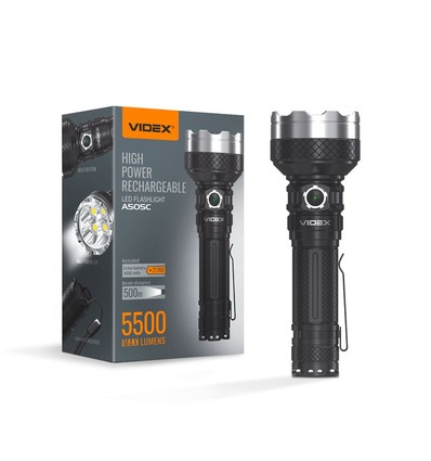 LED tragbare Taschenlampe - 5000K, Helligkeit 5500lm, Verbrauch 20W