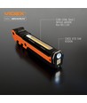 Multifunktionale wiederaufladbare LED-Taschenlampe