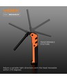Multifunktionale wiederaufladbare LED-Taschenlampe