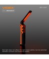 Multifunktionale wiederaufladbare LED-Taschenlampe