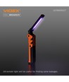 Multifunktionale wiederaufladbare LED-Taschenlampe