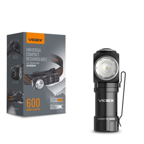 LED-Taschenlampe - tragbar, 5700K, Helligkeit 600lm, Verbrauch 10W