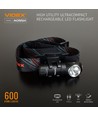 LED-Taschenlampe - tragbar, 5700K, Helligkeit 600lm, Verbrauch 10W