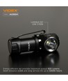LED-Taschenlampe - tragbar, 5700K, Helligkeit 600lm, Verbrauch 10W