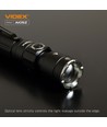 LED-Taschenlampe - tragbar, 5000K, Helligkeit 1200lm, Verbrauch 10W