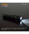 LED-Taschenlampe - tragbar, kaltweiß, Helligkeit 1700 lm, Verbrauch 20W