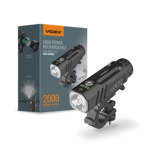 20W LED-Fahrradlicht - 5000K, schwarz