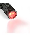 LED-Taschenlampe, wiederaufladbar - Magnetisch, 1000lm, USB-C, Drehbar, Weiß+Rotlicht